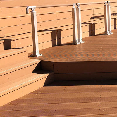 Un buen precio. Panel de suelo de cubierta de madera de plástico compuesto de WPC resistente a la intemperie en línea