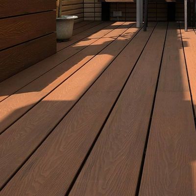 Un buen precio. 3D de madera de plástico compuesto revestimiento de cubierta de plástico exterior de cubierta de placas de WPC en línea