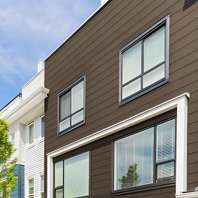 Un buen precio. Revestimiento de pared de WPC exterior residencial a prueba de rocío Varios colores disponibles en línea