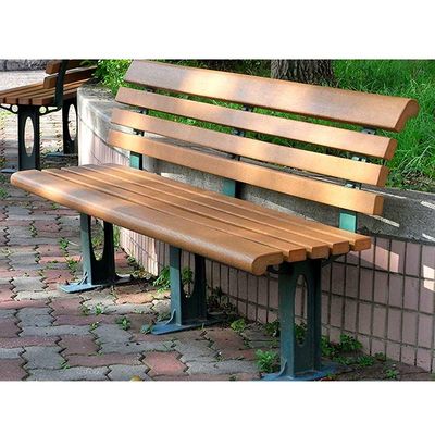 Un buen precio. Banquillo de jardín de WPC de madera y plástico Compuesto de WPC de jardín de fácil instalación en línea